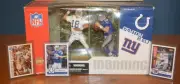 MANNING BROTHERS McFARLANE SPECIAL PACKAGE DEAL ELI GIANTS & PEYTON COLTS + CARD