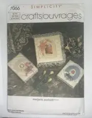 Vtg Simplicity Crafts Marjorie Puckett pattern 7066 Book & Albums uncut