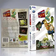 Sega Saturn Custom Case - NO GAME - Earthworm Jim 2