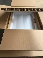 Custom Box Hexacomb & Foam liner for shipping a server 36 x 24 x 9''