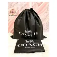 在飛比找蝦皮購物優惠-防塵袋 COACH 黑色皮套保護袋防塵袋品牌緞面面料
