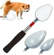 Dog Telescopic Urine Collector, Telescopic Puppy Pee Pickup Tool, Multifunctional Adjustable Cleaner, Stainless Steel and PVC Material, 100g, for Home, Yard, Apartment