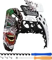 eXtremeRate Clown Hahaha Touchpad Front Shell Compatible with ps5 Controller BDM-010 BDM-020 BDM-030 BDM-040 BDM-050, DIY Replacement Shell Custom Touch Pad Cover Compatible with ps5 Controller