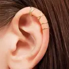 Fake Helix Ear Cuff Cartilage Earring No Piercing 925 Sterling Silver,14K Gold S