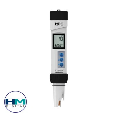 HM Digital COM-300 | pH/TDS/EC/Temp Water Quality Test Meter (GT28-COM-300-HM)