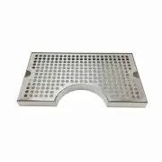 For Home Bar For Kegerator Beer Drip Tray Stainless Steel Removable Cover
