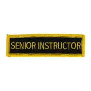 Martial Arts Embroidered Badges - Senior Instructor Gi Patches Uniform Suit