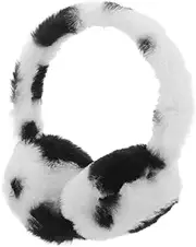 [FOMIYES] Winter Ear Muffs for Men Women Plush Ear Warmers for Cold Weather Protection Foldable Portable Design Fashionable Print