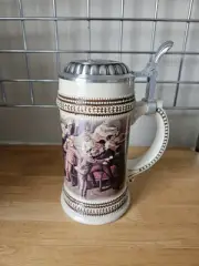 Vintage German Lidded Beer Stein - 1999 Limited Edition Paul Sebastian Co