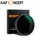 K&F CONCEPT 新型可調式減光鏡 72mm ND8-ND2000 超薄防水抗污 KF01.1359