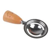 3Pcs Stainless Steel Egg Separator Smile Wood Handle Egg White Yolk Divider Kitchen Tools