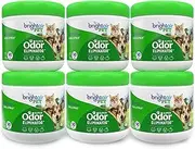 Bright Air Solid Pet Odor Eliminator, Cool Citrus Scent, 14 Oz Each, 6 Pack