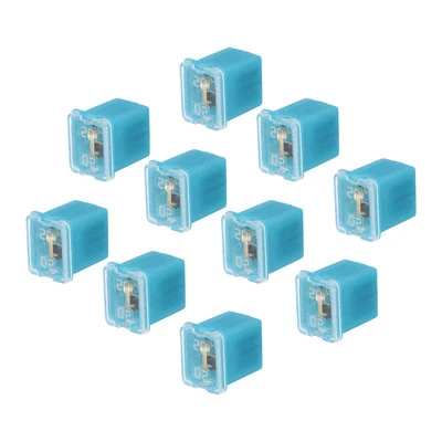 Automotive Cartridge Fuse 48V 20A Female Terminal J Case Box Low Profile 10pcs
