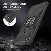 Samsung Galaxy A11 Case with Screen Protector, Hard Rubber Bumper with 360° Rot