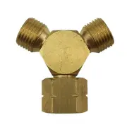 10x Hose Y Piece - R215 - Fuel - For Acetylene or LPG - Hampdon