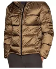 (MSRP $495.00) !!! NWT Victorinox Men's 'Davos' Down Jacket -Dark Beige-Sz Large