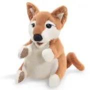 NEW PLUSH SOFT TOY Folkmanis 3199 Shiba Inu Puppy Dog Full Body Hand Puppet