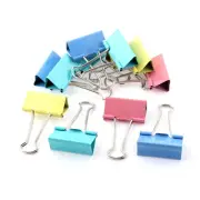Home Office Document Paper File Binder Clips Clamp Holder 10pcs