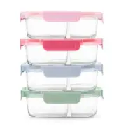 Ello Clear Glass Microwave Safe Food Storage Container