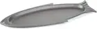 Outset Fish Cast Iron Grill and Serving Pan Black, 18.9 x 7.28 x 0.98 inches