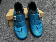 SHIMANO SH-RC502 WOMEN’S ROAD BIKE SHOES, TURQUOISE, EUR: 39, US: 7.2
