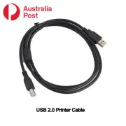 USB 2.0 Type A Male to B Male Shielded Magnetic Ring Printer Cable 1m/2m/3m/5m