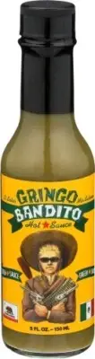 Gringo Bandito Hot Sauce Green, 5 FO, Pack of 12