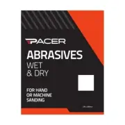 10 Sheets Pacer Wet & Dry Hand Or Machine Sanding Long Lasting 1500 Grit LWD1500