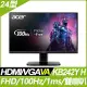 【hd數位3c】ACER KB242Y H(1A1H/1ms/VA/100Hz/含喇叭/FreeSync)抗閃系列.護眼【下標前請先詢問 有無庫存】