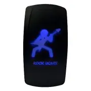 Blue "Rock Lights" On/Off Rocker Switch For Crawler Sandrail Dune Buggy UTV SxS