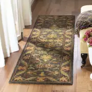 Safavieh Antiquity GREEN / GOLD 2'-3" X 12' Runner - AT52K-212