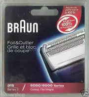 ORIGINAL BRAUN 5000/6000 CONTOUR FLEX XP Shaver FOIL+CUTTER 31S