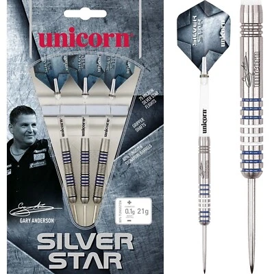 Unicorn Gary Anderson Silver Star Darts 25 grams