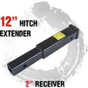 Tow Bar Hitch Extender 12in for 2in Reciever