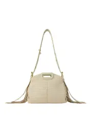 Maje Miss M Mini Raffia Effect Bag