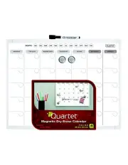 [Quartet] Basic Magnetic Whiteboard Calendar w/ Pen 28x36cm