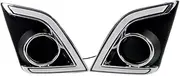 2Pcs Car LED Daytime Running Light Fog Lamp DRL Yellow Turn Signal Light for Isuzu D-max Dmax 2016 2017 2018 Pickup Truck-White Yellow