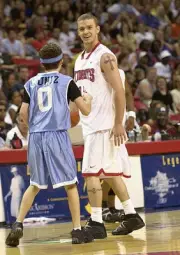 Justin Timberlake & Frankie Muniz at Top stars join *NSYNC for the- Old Photo
