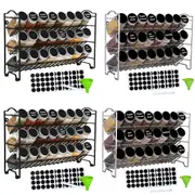 Seasoning Spice Bottle Rack Shelf Storage Stand Kitchen Cabinet Organizer Holder