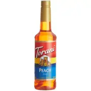 Torani Peach Flavoring / Fruit Syrup 750 mL 880602555