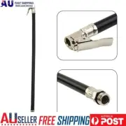 Portable Car Tire Inflator Pump with Pressure Gauge and Flexible Connector