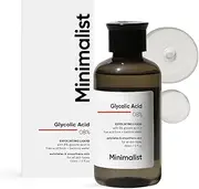 Minimalist Toner For Exfoliation & Smoothening | 8% Glycolic Acid | Multi-functional Exfoliating Toner With Bamboo Water for Body, Face, Underarms & Scalp, For Women & Men, 150 ml (5 Fl Oz)