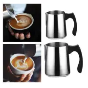 Espresso Latte Art Cup Milk Frothing Pitcher Jug Slant Pouring Mouth Latte Art