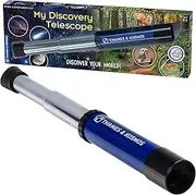 [Thames & Kosmos] My Discovery Telescope | Refracting Telescope with 12x Magnification | Compact & Portable for Land & Night Sky Observations | See The Moon, Planets, Wild Animals in Your Backyard!