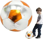Inflatable Soccer Ball, Inflatable Football, Soft Inflatable Soccer Ball, Interactive Blow Up Football, Blow Up Football for Sports Activities, 25cm/9.84 Inches Interactive Blow Up Soccer Ball for Fun