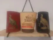 3 Wild Turkey Kentucky Bourbon Whiskey Can Stubby Coolers Holders Cooler Holder