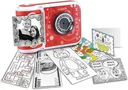 VTech KidiZoom PrintCam - Digital Camera for Children with Built-in Printer - 549183 - Red