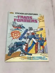 1984 G1 Transformers Sticker Adventures Revenge of the Decepticons MINT Unused
