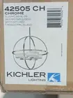 KICHLER 42505CH OLSAY 3 LIGHT HALOGEN CHANDELIER CHROME