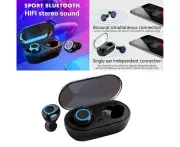 Wireless 5.0 headset wireless headphones headphones stereo in-ear headphones Black+Blue